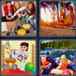 4 Pics 1 Word 8 Letters Activity