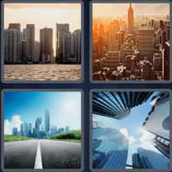 4 Pics 1 Word 8 Letters Downtown