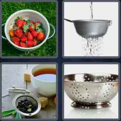 4 Pics 1 Word 8 Letters Strainer