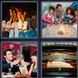 4 Pics 1 Word 8 Letters Toasting