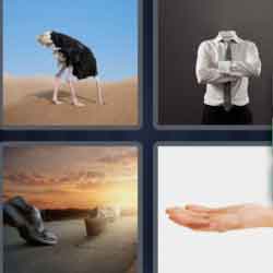 4 Pics 1 Word 9 Letters Invisible