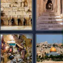 4 Pics 1 Word 9 Letters Jerusalem