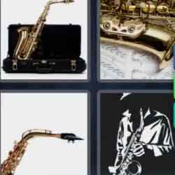4 Pics 1 Word 9 Letters Saxophone