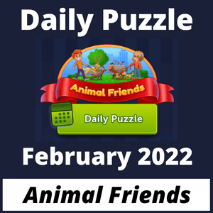 Daily puzzle Animal Friends February 2022